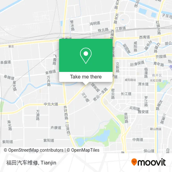 福田汽车维修 map