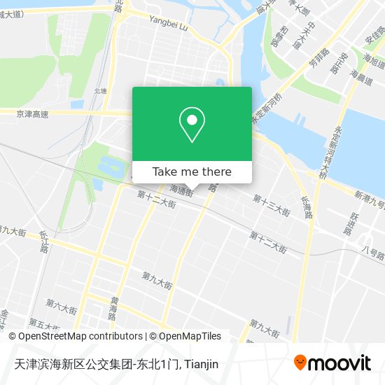 天津滨海新区公交集团-东北1门 map