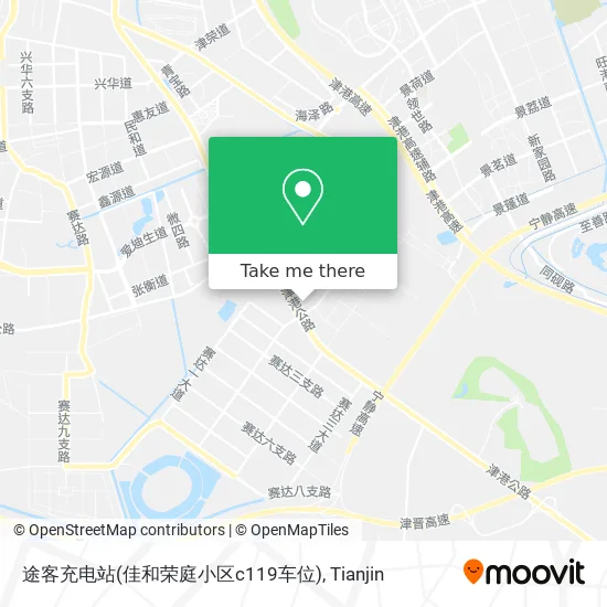 途客充电站(佳和荣庭小区c119车位) map