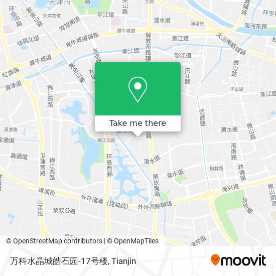 万科水晶城皓石园-17号楼 map