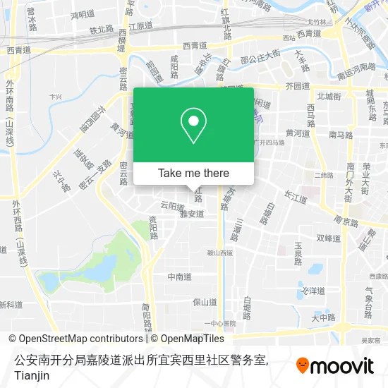 公安南开分局嘉陵道派出所宜宾西里社区警务室 map