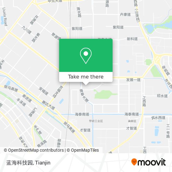 蓝海科技园 map
