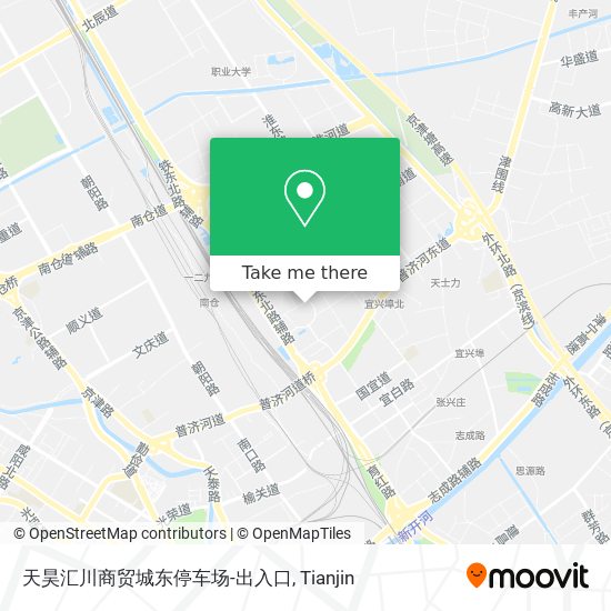 天昊汇川商贸城东停车场-出入口 map