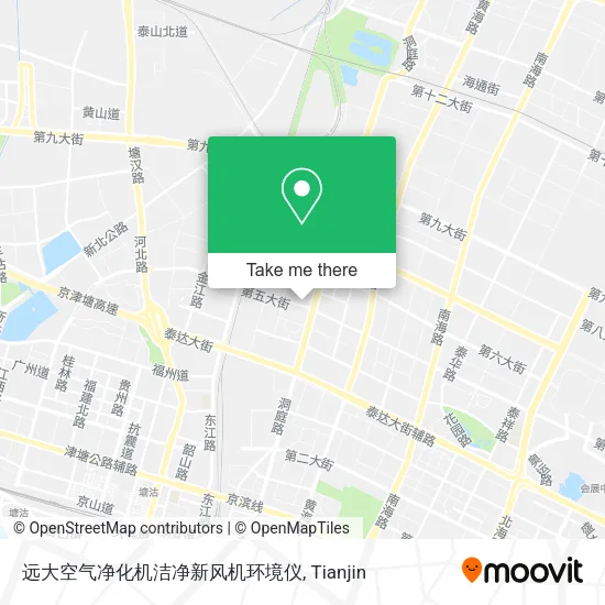 远大空气净化机洁净新风机环境仪 map