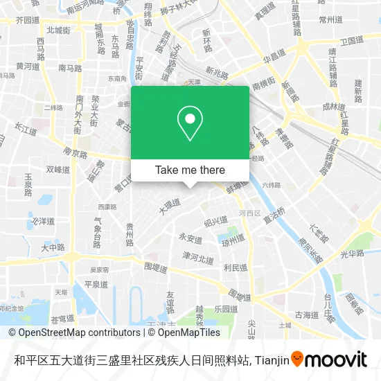 和平区五大道街三盛里社区残疾人日间照料站 map