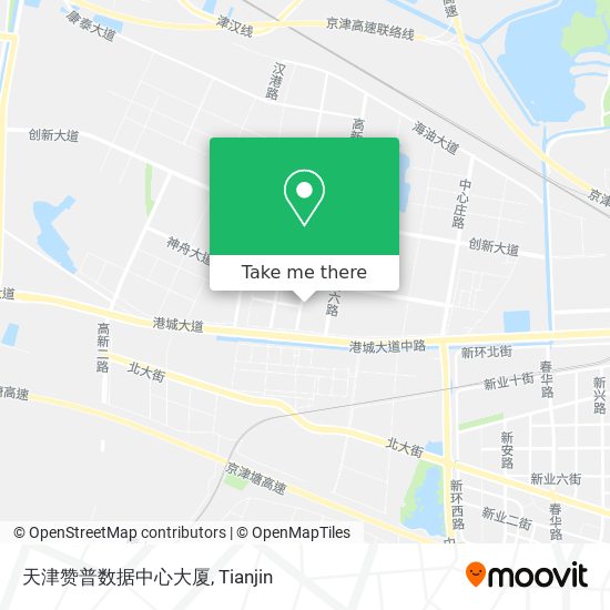 天津赞普数据中心大厦 map