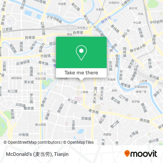 McDonald's (麦当劳) map