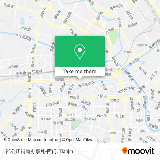 邵公庄街道办事处-西门 map