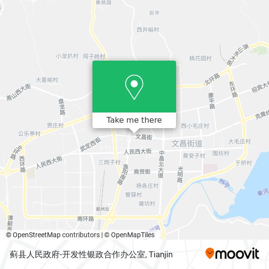 蓟县人民政府-开发性银政合作办公室 map