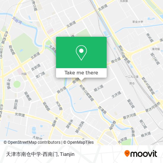 天津市南仓中学-西南门 map