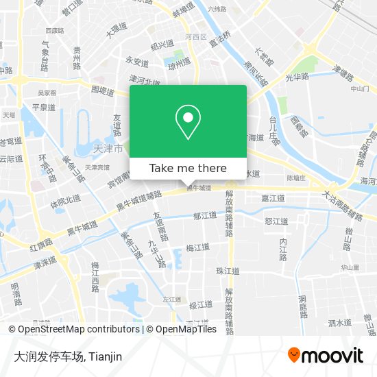 大润发停车场 map