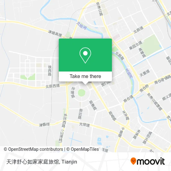 天津舒心如家家庭旅馆 map