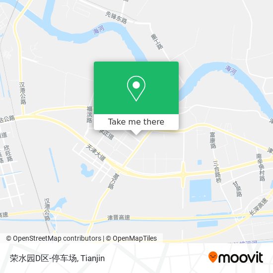 荣水园D区-停车场 map