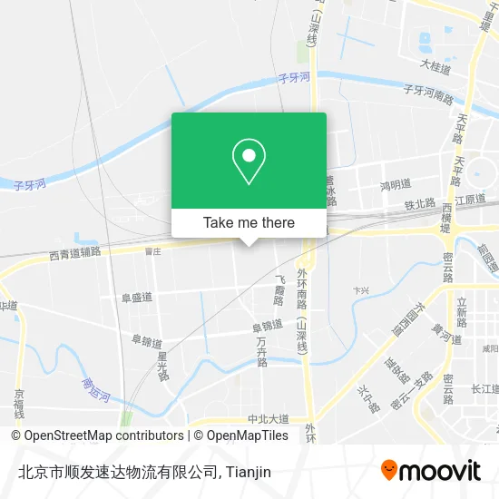 北京市顺发速达物流有限公司 map