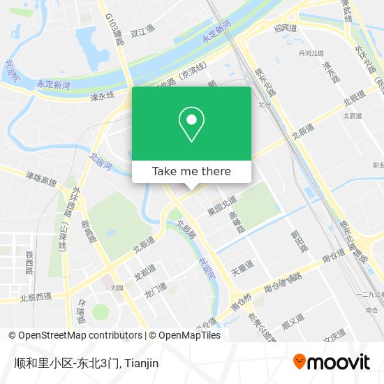 顺和里小区-东北3门 map