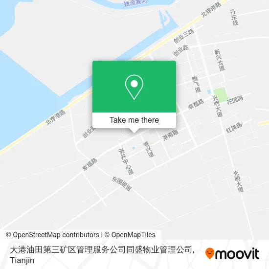 大港油田第三矿区管理服务公司同盛物业管理公司 map