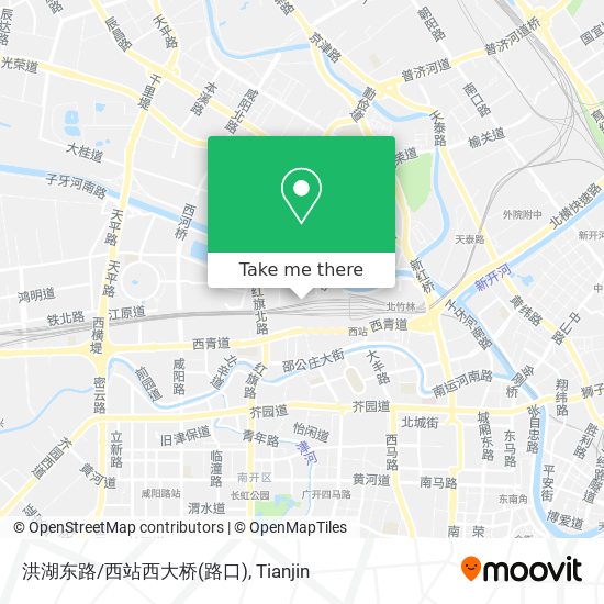 洪湖东路/西站西大桥(路口) map