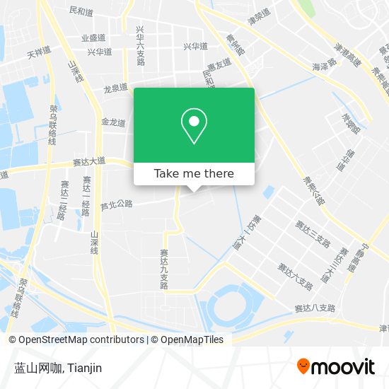 蓝山网咖 map