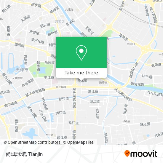 尚城球馆 map