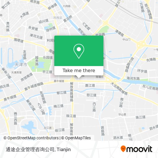通途企业管理咨询公司 map