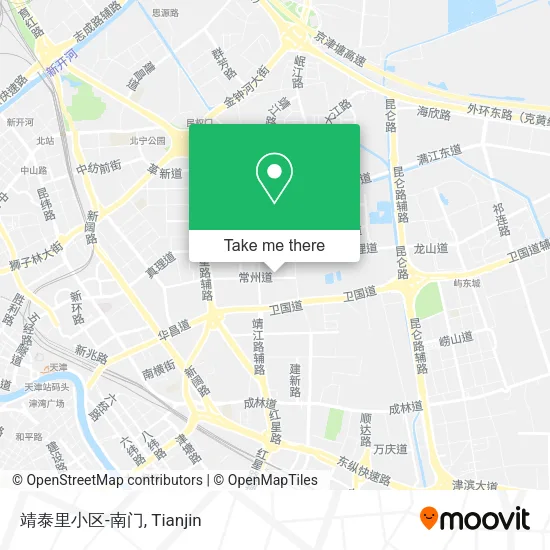 靖泰里小区-南门 map