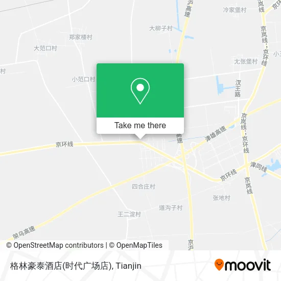 格林豪泰酒店(时代广场店) map