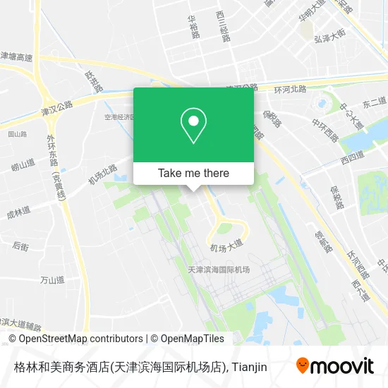 格林和美商务酒店(天津滨海国际机场店) map