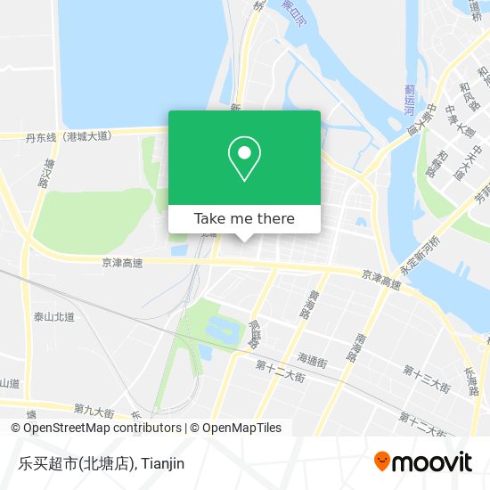 乐买超市(北塘店) map