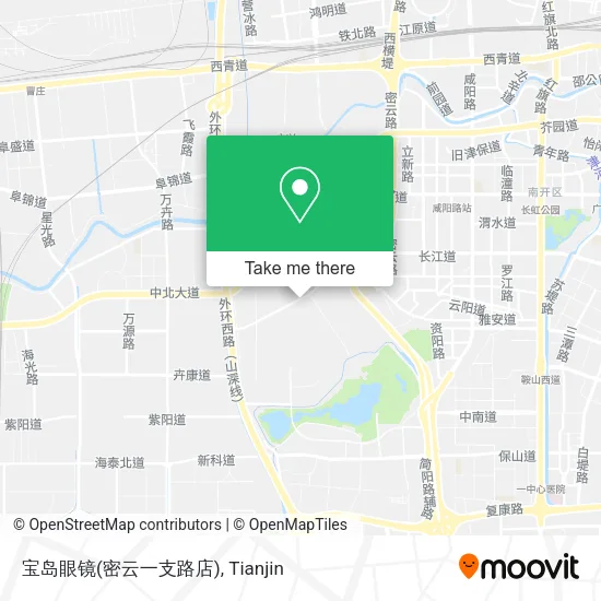 宝岛眼镜(密云一支路店) map