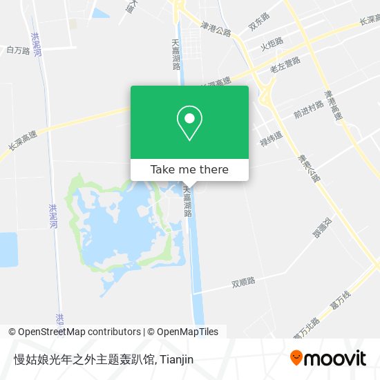 慢姑娘光年之外主题轰趴馆 map
