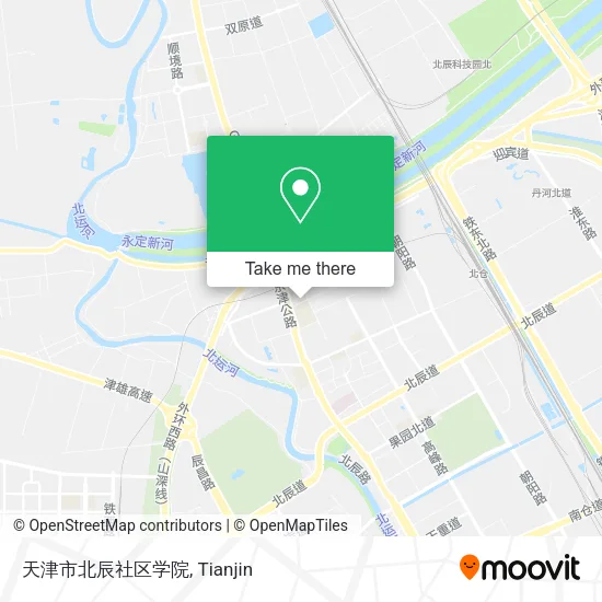 天津市北辰社区学院 map