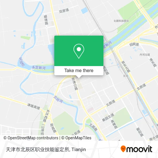 天津市北辰区职业技能鉴定所 map