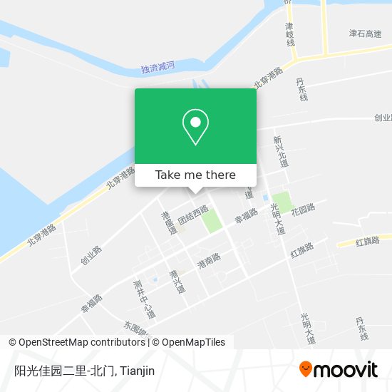 阳光佳园二里-北门 map