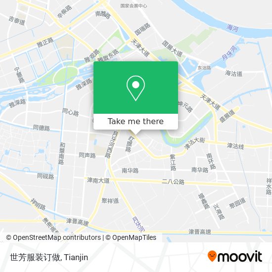 世芳服装订做 map