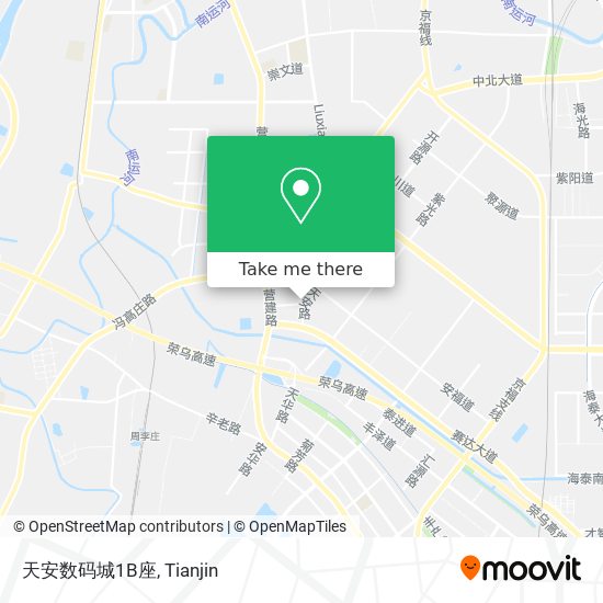 天安数码城1B座 map