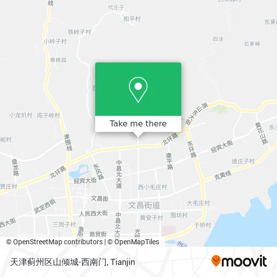 天津蓟州区山倾城-西南门 map