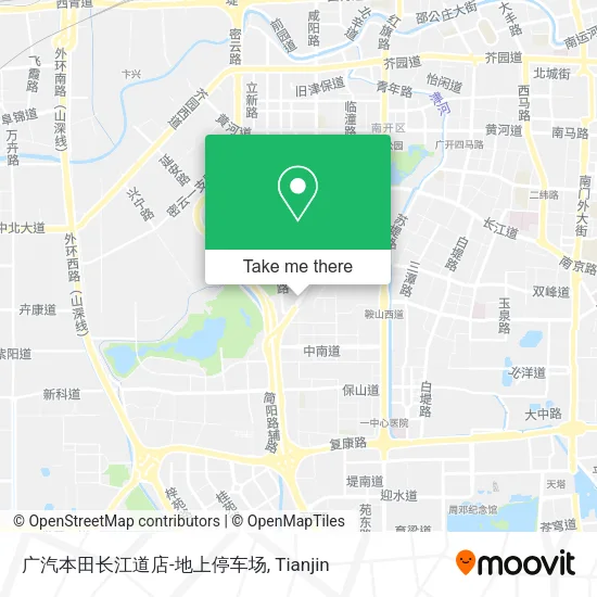 广汽本田长江道店-地上停车场 map