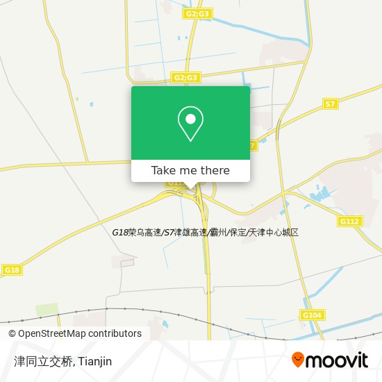 津同立交桥 map