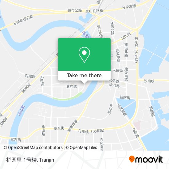 桥园里-1号楼 map
