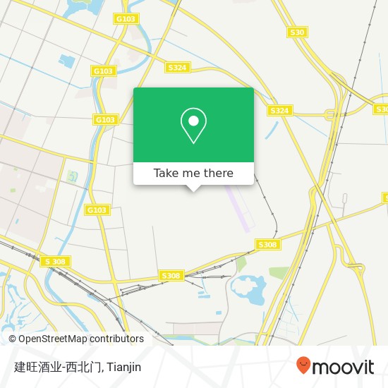 建旺酒业-西北门 map