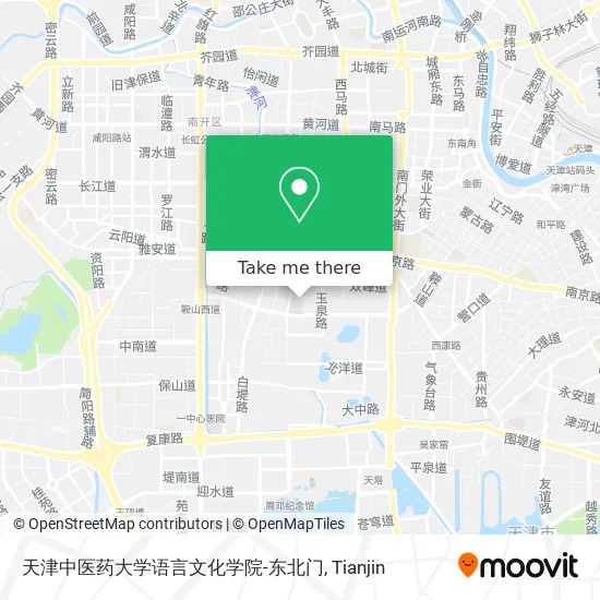 天津中医药大学语言文化学院-东北门 map