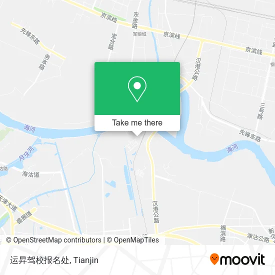 运昇驾校报名处 map
