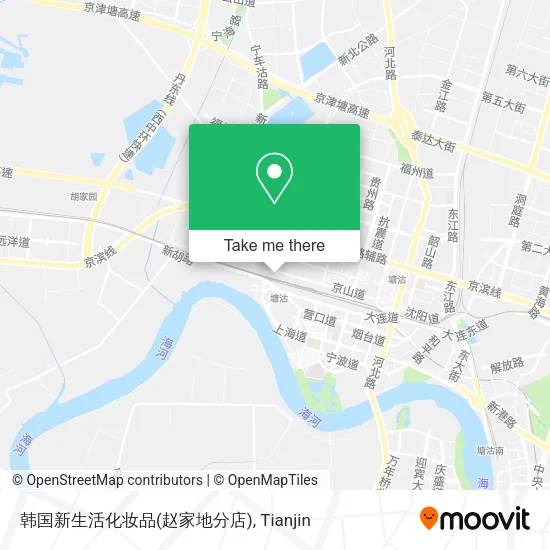 韩国新生活化妆品(赵家地分店) map