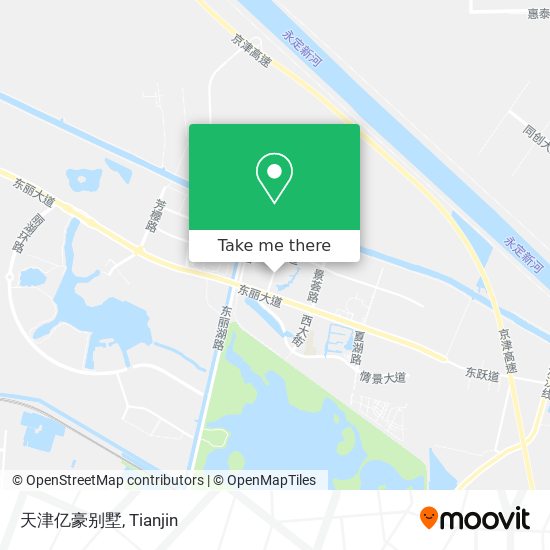 天津亿豪别墅 map