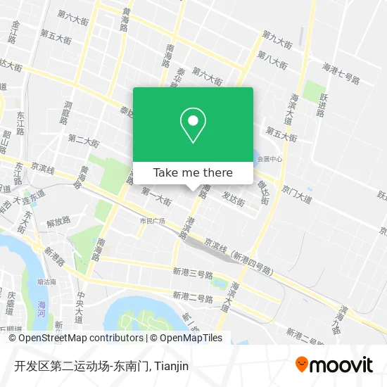 开发区第二运动场-东南门 map