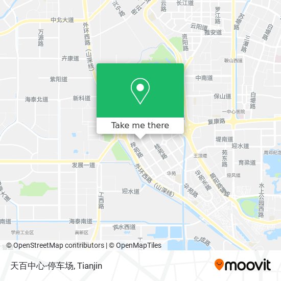 天百中心-停车场 map