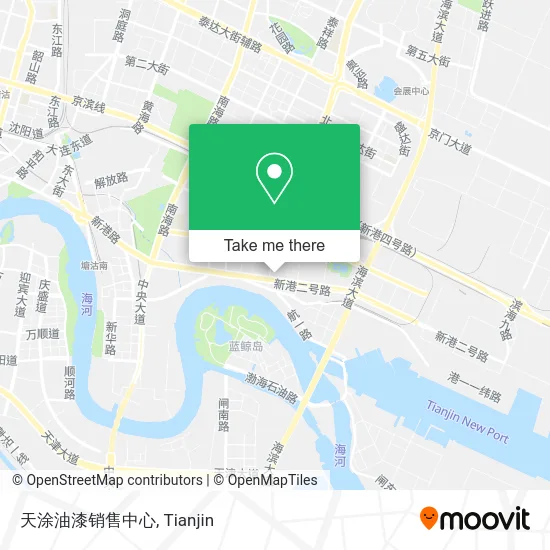 天涂油漆销售中心 map