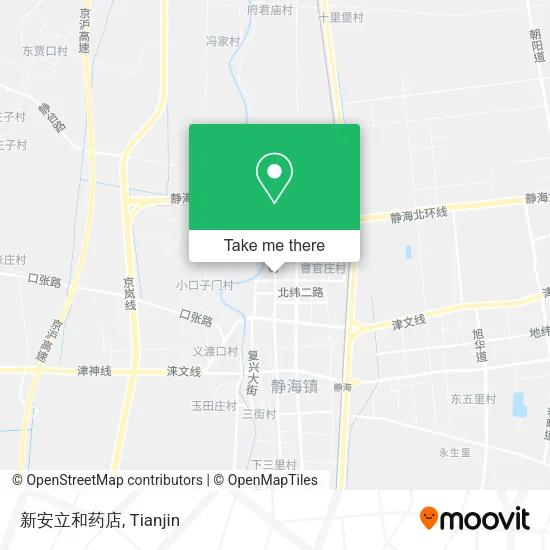 新安立和药店 map