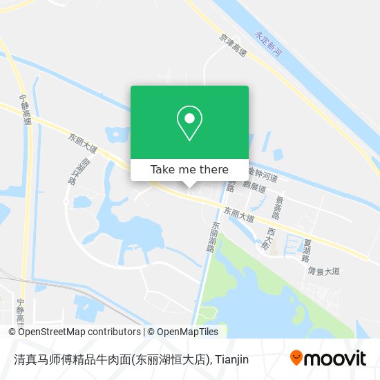 清真马师傅精品牛肉面(东丽湖恒大店) map