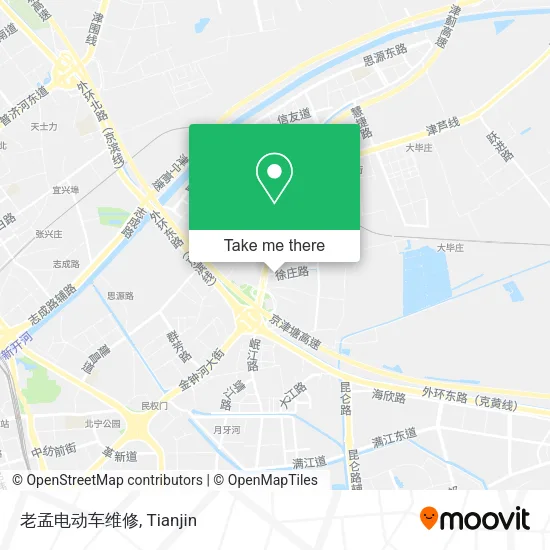 老孟电动车维修 map